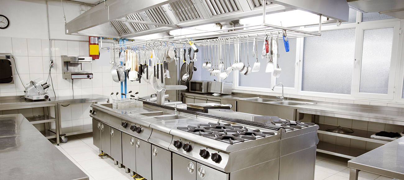 20-50Star Rated Hotel Kitchen 3D Rendering