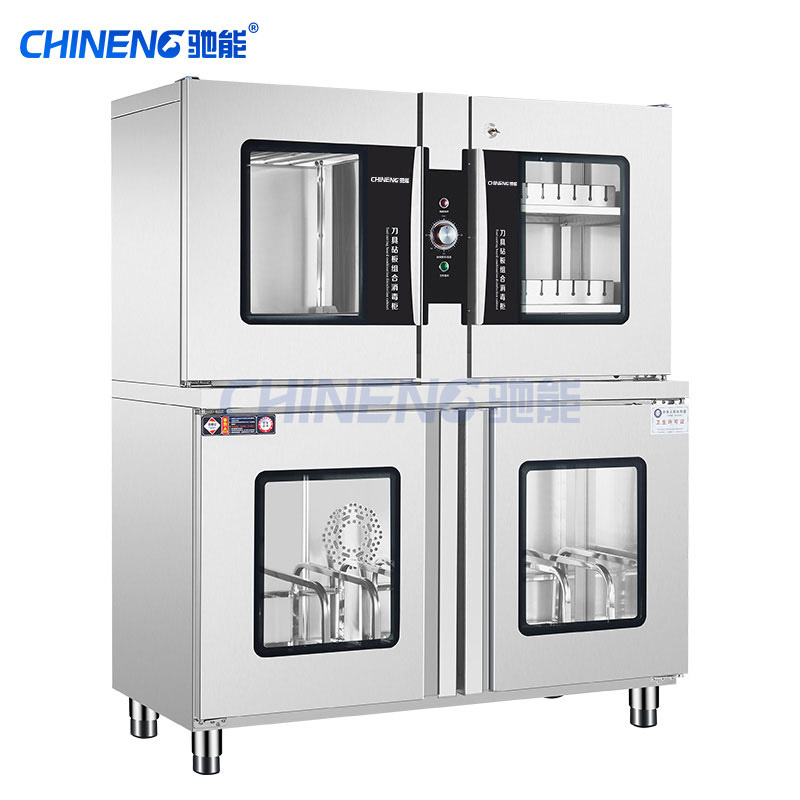 Knife and cutting board disinfection cabinet