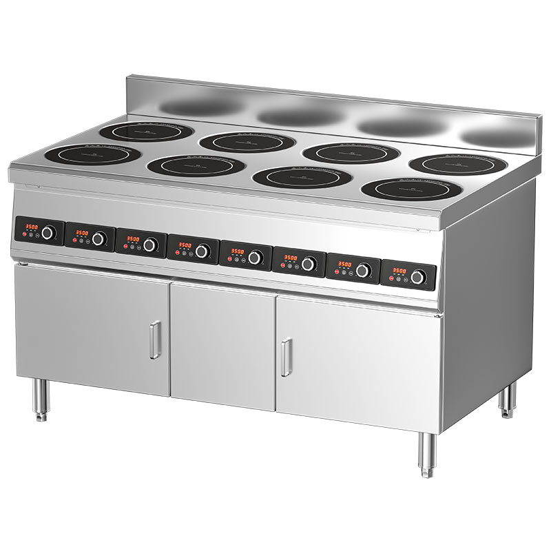 Vertical electromagnetic pot stove